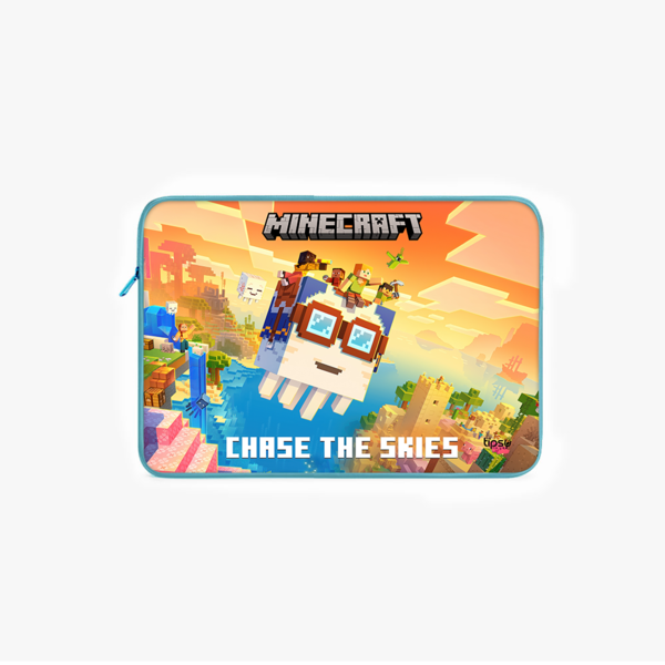 "MINECRAFT - CHASE THE SKIES " -Laptop Sleeves:Bold Modern Design for Every Size