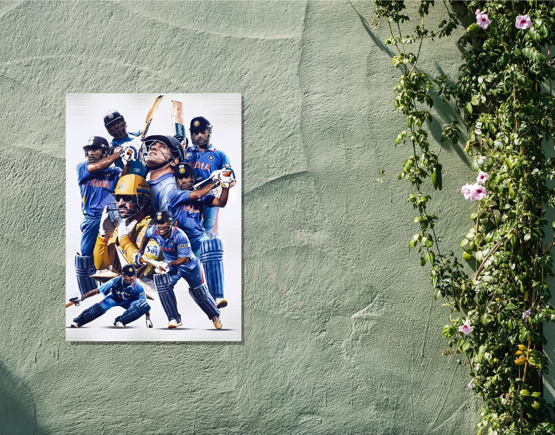 "MSD THE LEGEND"- Shiny & Sturdy Metallic Poster Art That Pops & Sticks