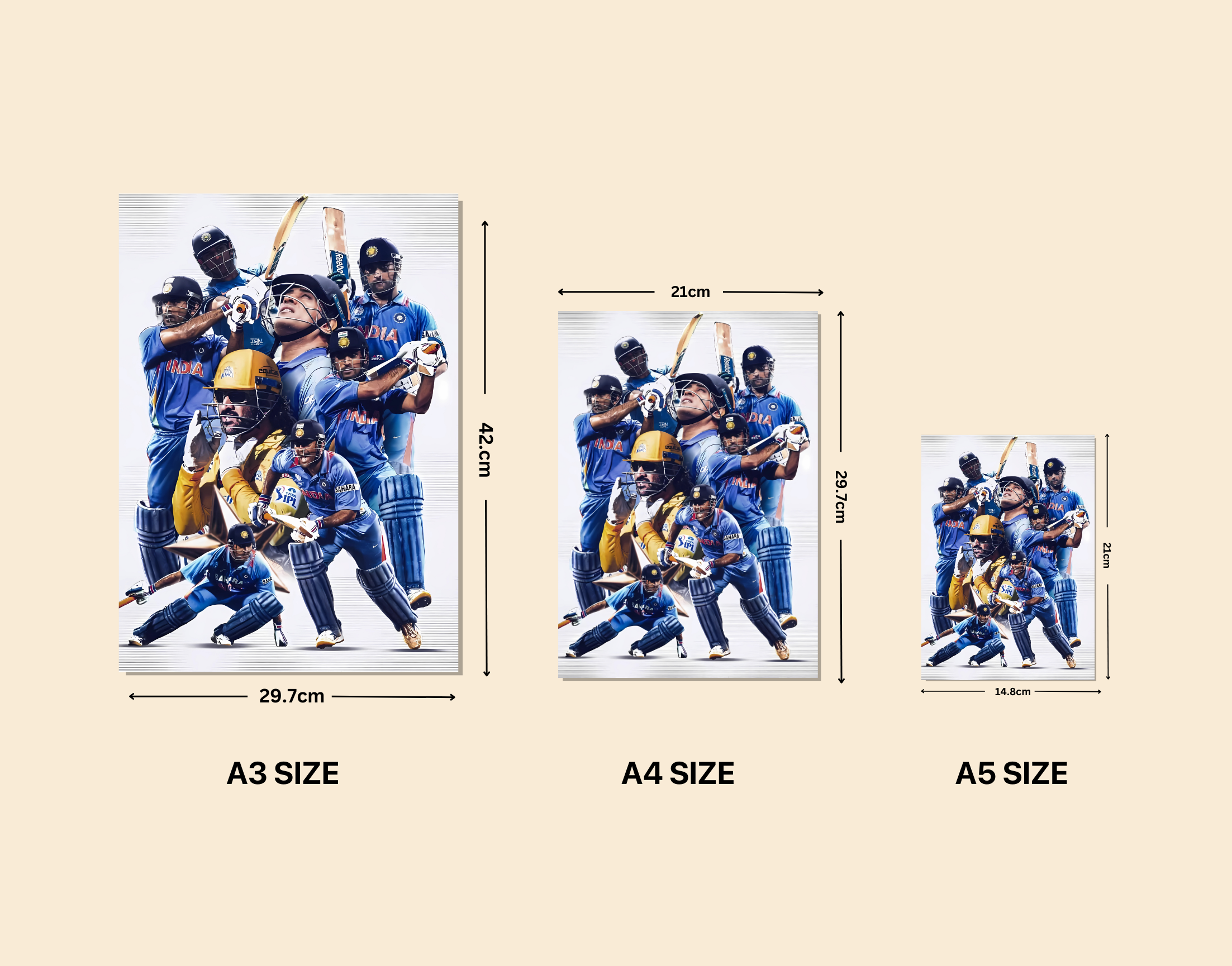 "MSD THE LEGEND"- Shiny & Sturdy Metallic Poster Art That Pops & Sticks