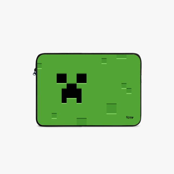 "MINECRAFT CREEPER" -Laptop Sleeves:Bold Modern Design for Every Size