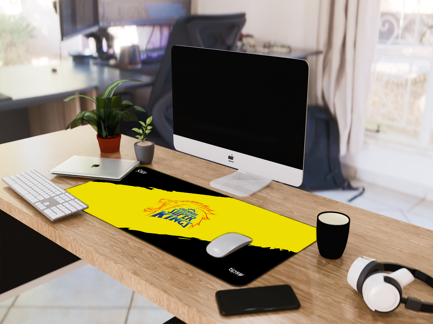 "CHENNAI SUPER KINGS-CSK" Gaming Mousepad- Elevate Your Gaming Experience