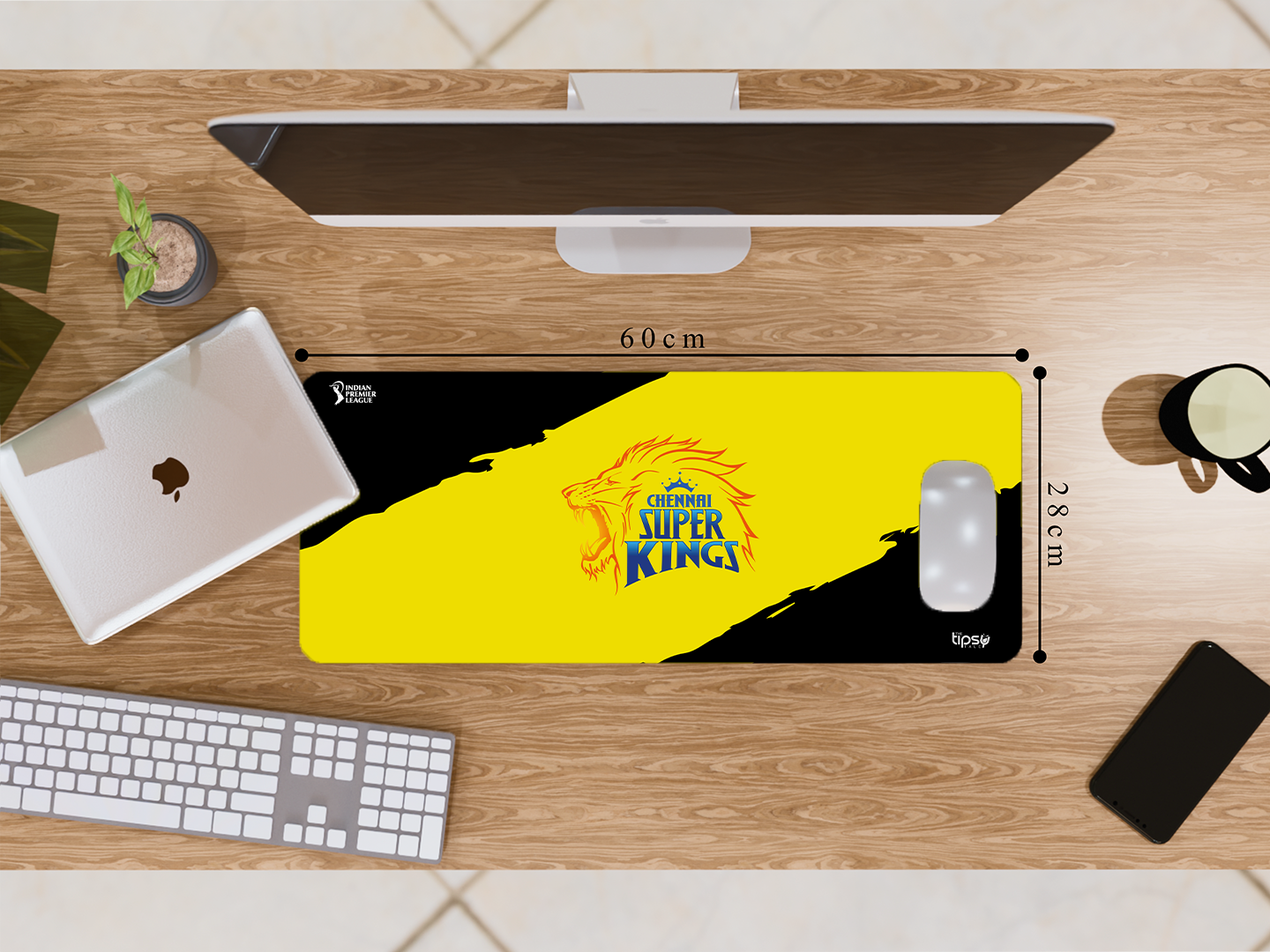 "CHENNAI SUPER KINGS-CSK" Gaming Mousepad- Elevate Your Gaming Experience