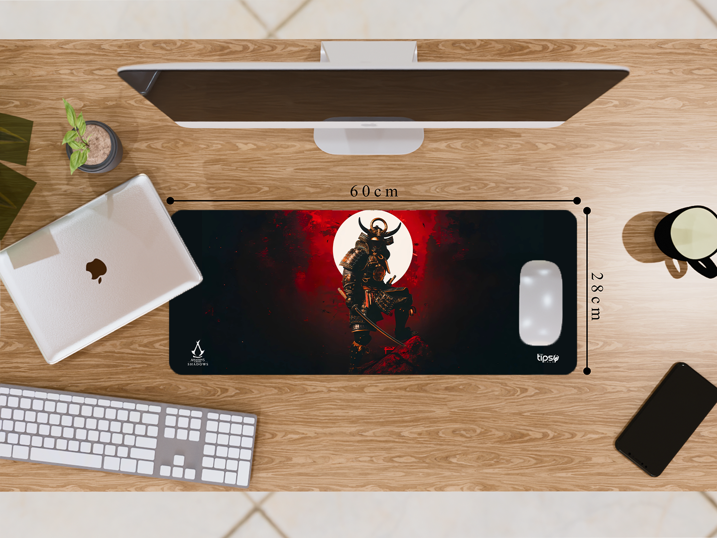"YASUKE : ASSASSIN'S CREED SHADOWS : VIDEO GAME" Gaming Mousepad- Elevate Your Gaming Experience