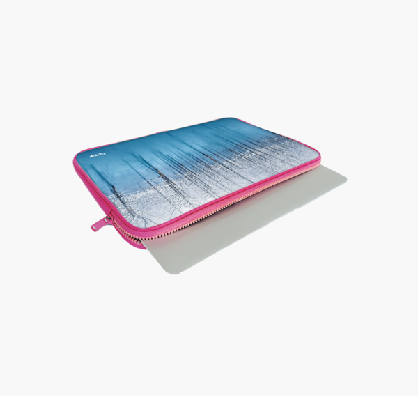 "FREEZED TREES" -Laptop Sleeves:Bold Modern Design for Every Size