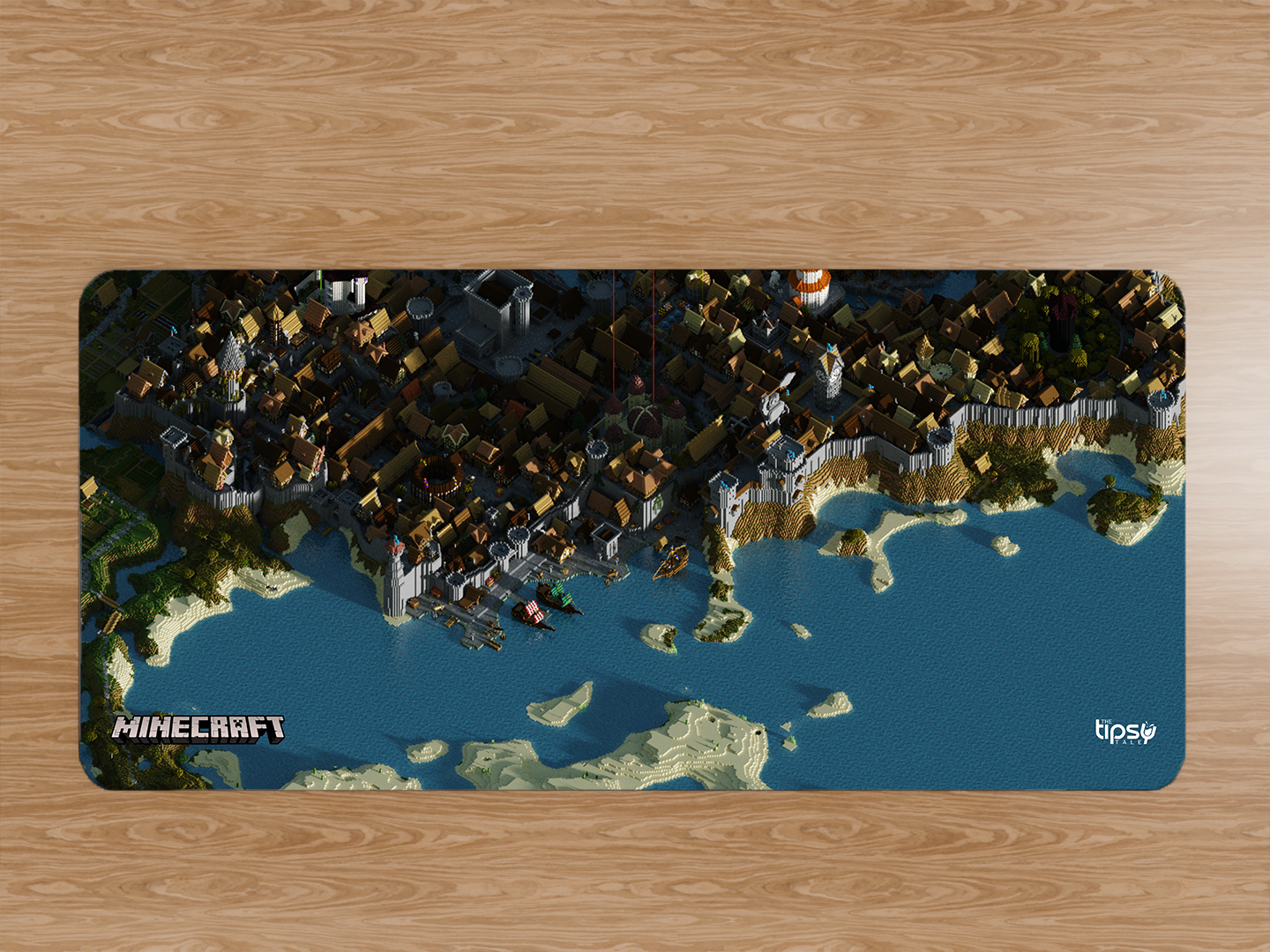 "MINECRAFT: VILLAGE ZONE" Gaming Mousepad- Elevate Your Gaming Experience