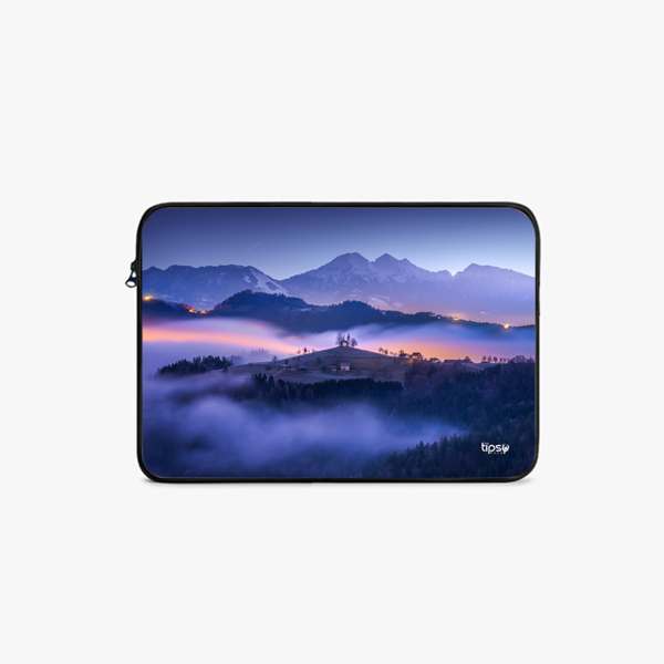 "SOLVENIA HILLTOP" -Laptop Sleeves:Bold Modern Design for Every Size