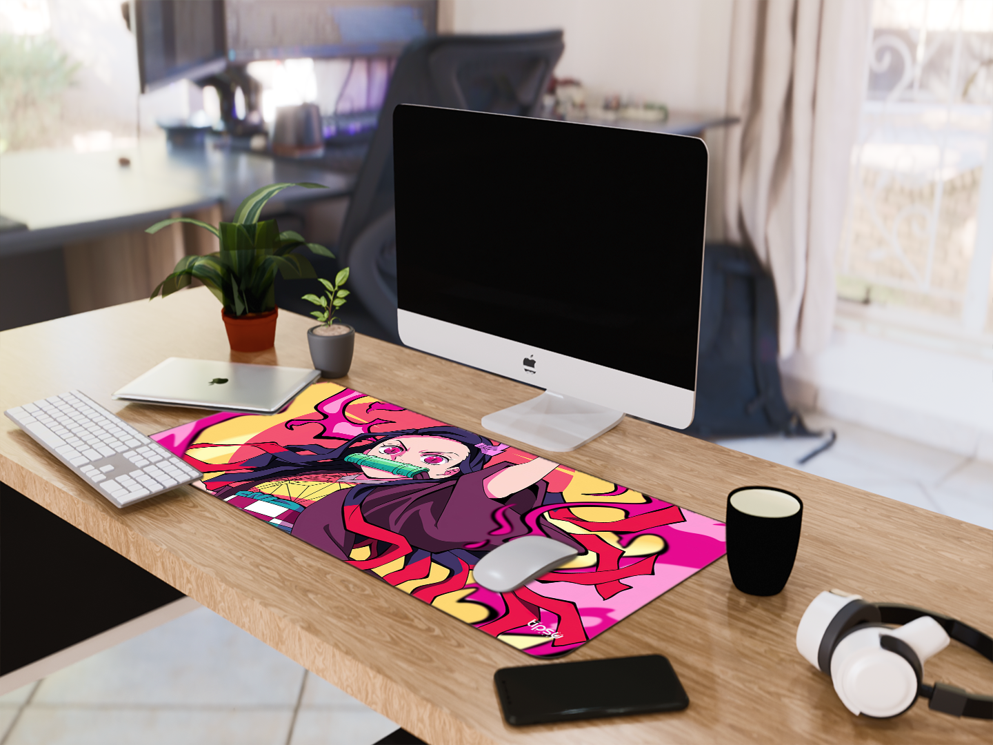"NEZUKO KAMADO: DEMON SLAYER ANIME " Gaming Mousepad- Elevate Your Gaming Experience