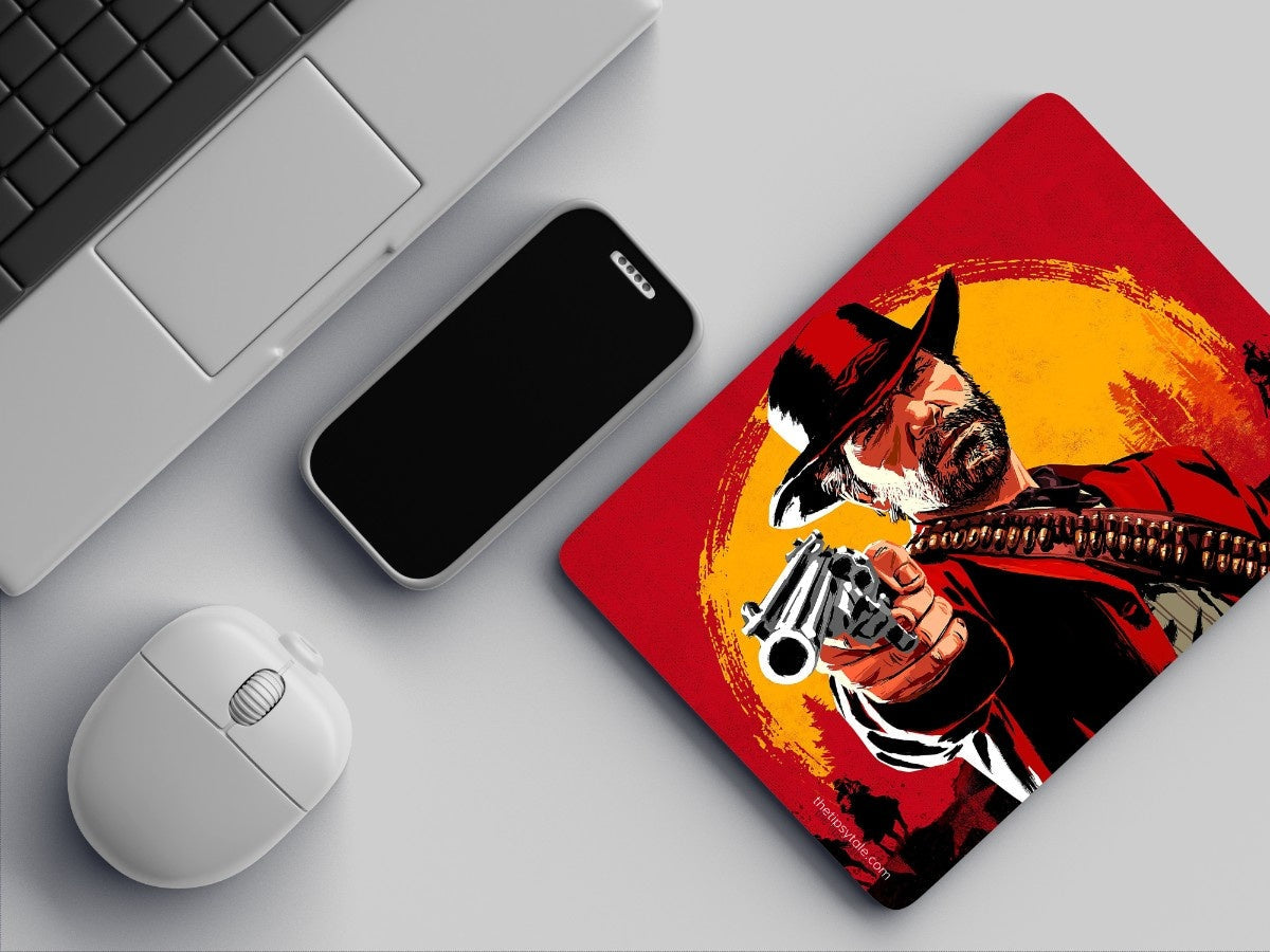 " RDR- ARTHUR MORGAN" Mousepad Enhance Your Workspace with Style