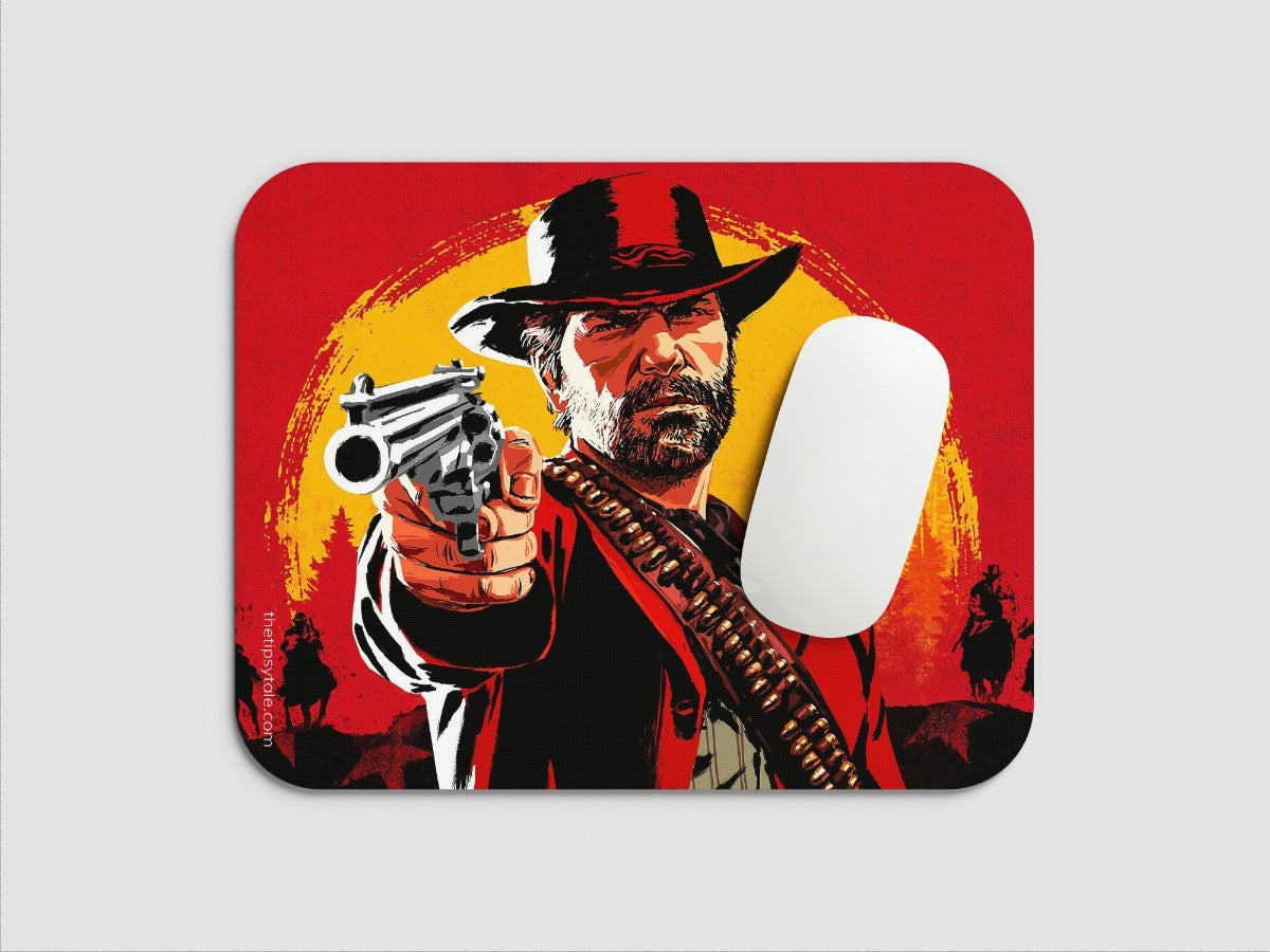 " RDR- ARTHUR MORGAN" Mousepad Enhance Your Workspace with Style