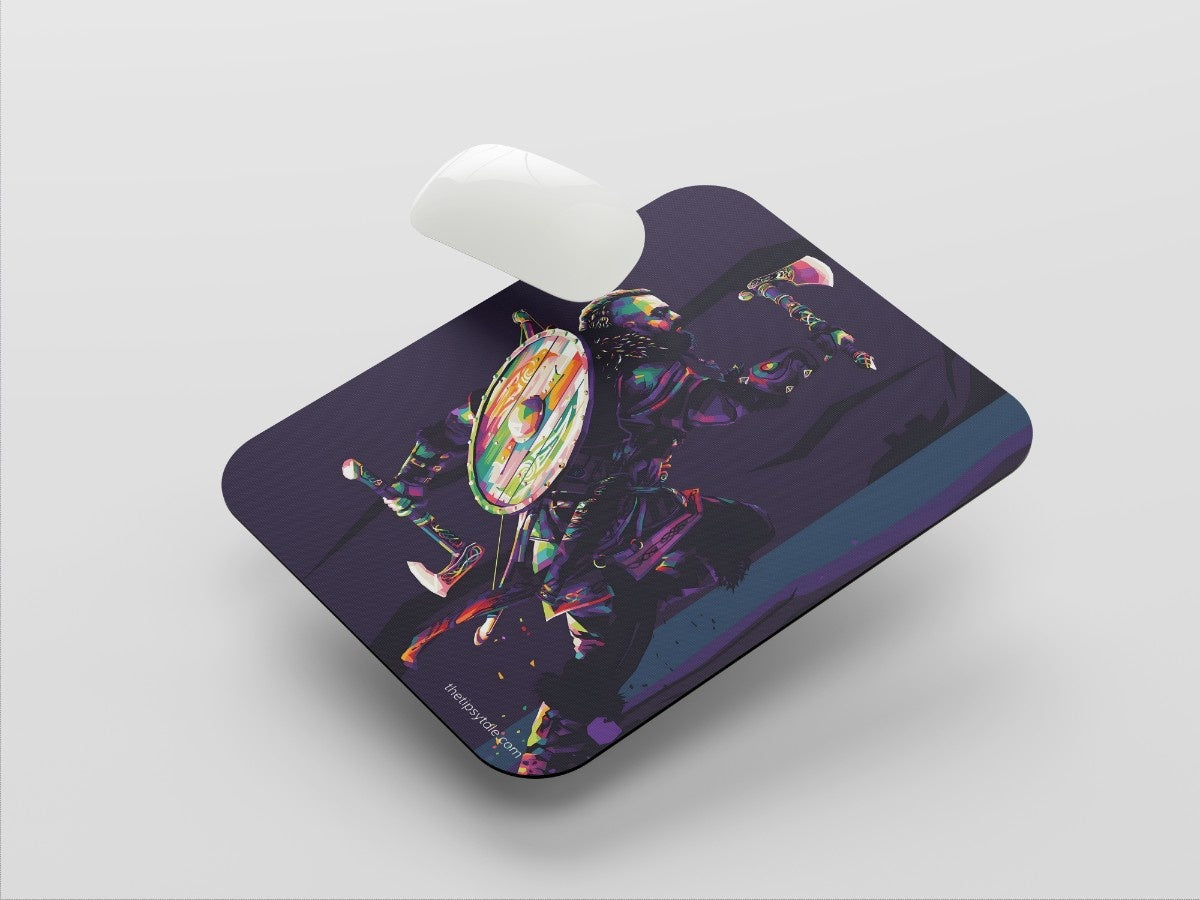 "ASSASSINS CREED VALHALLA - ART WORK" Mousepad Enhance Your Workspace with Style