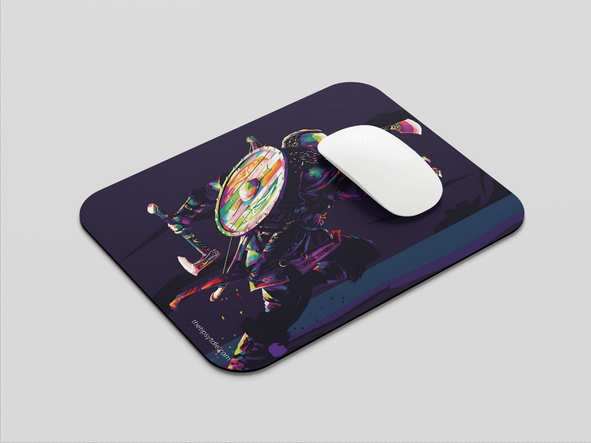 "ASSASSINS CREED VALHALLA - ART WORK" Mousepad Enhance Your Workspace with Style