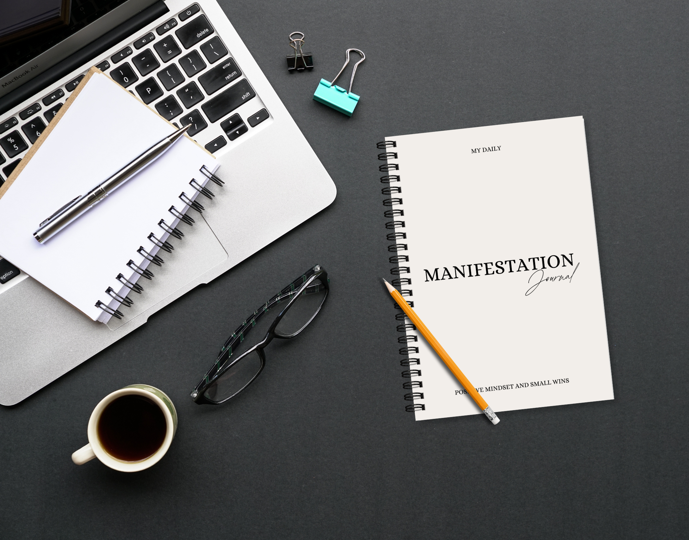 "MY DAILY MANIFESTATION JOURNAL" Elegant & Inspiring Diary for Daily Reflection