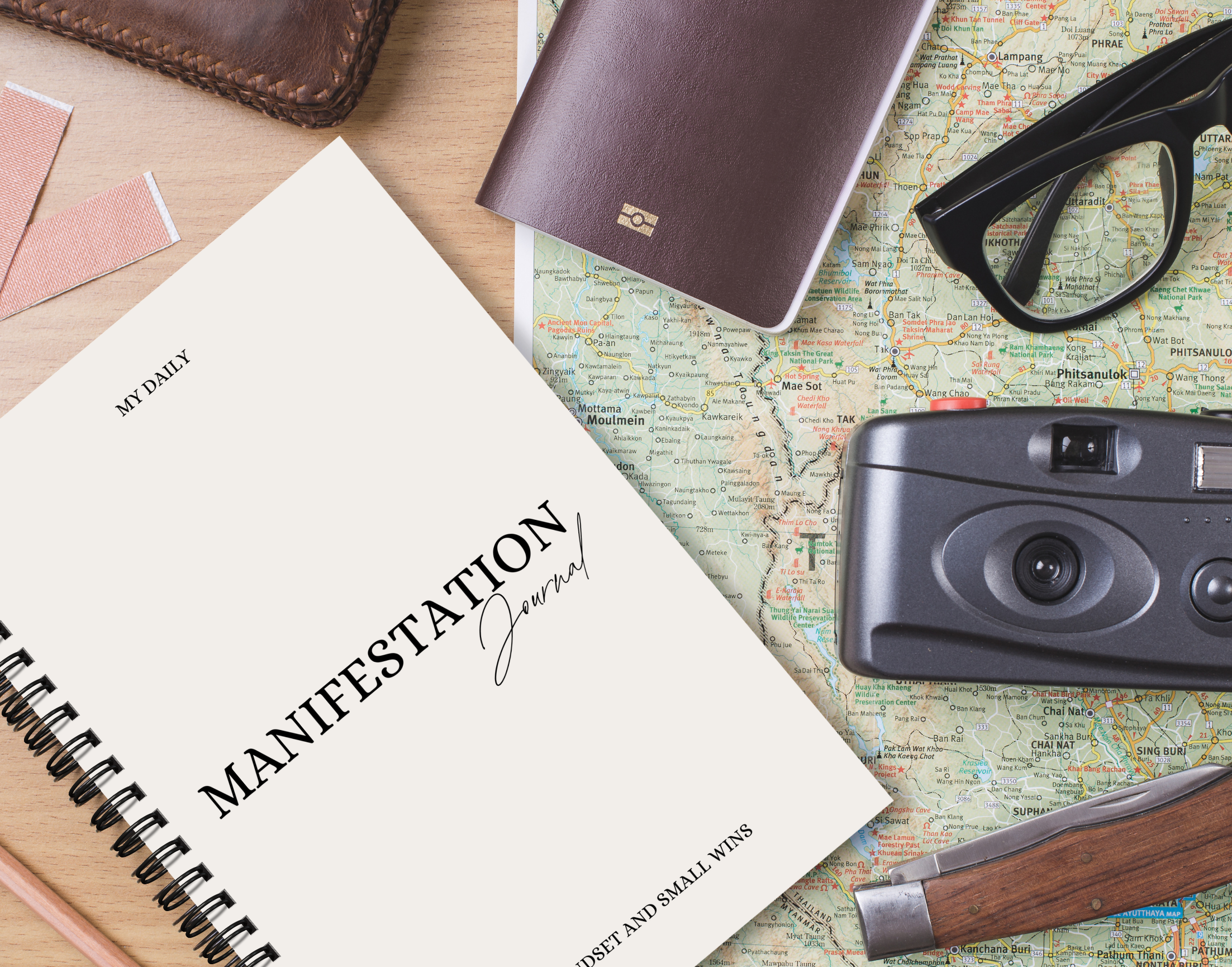 "MY DAILY MANIFESTATION JOURNAL" Elegant & Inspiring Diary for Daily Reflection