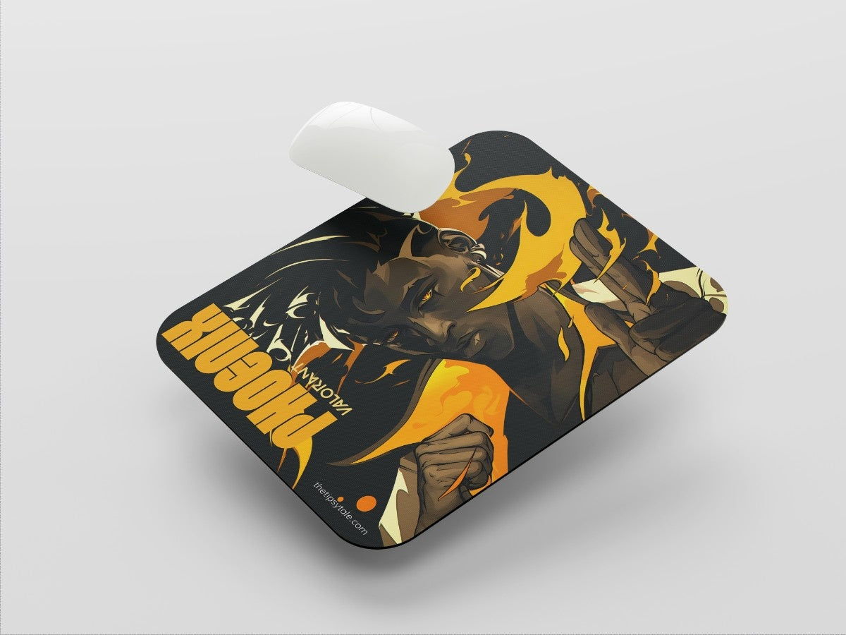 "PHOENIX- VALORANT" Mousepad Enhance Your Workspace with Style