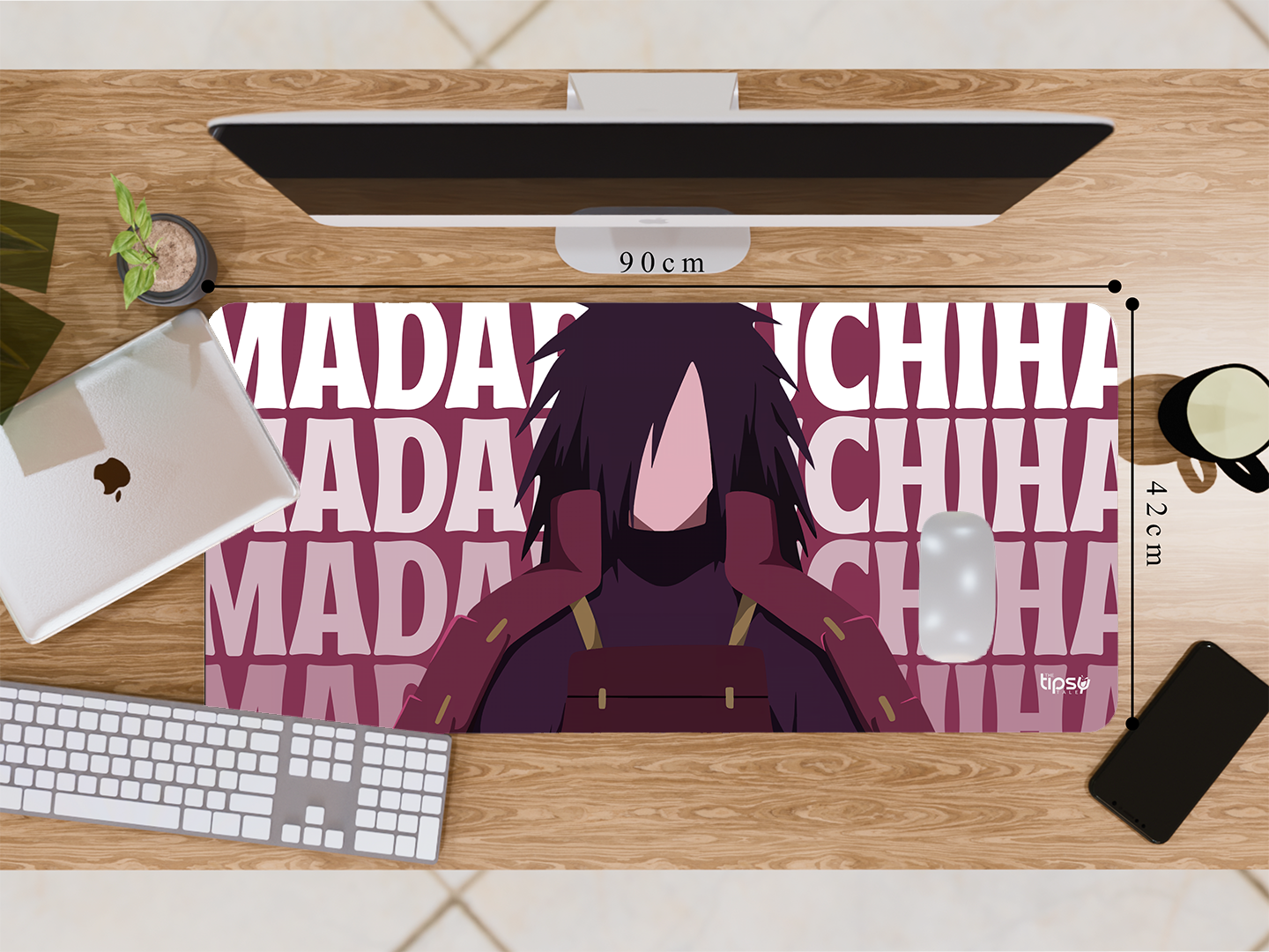"MADARA UCHIHA - NARUTO ANIME" Gaming Mousepad- Elevate Your Gaming Experience