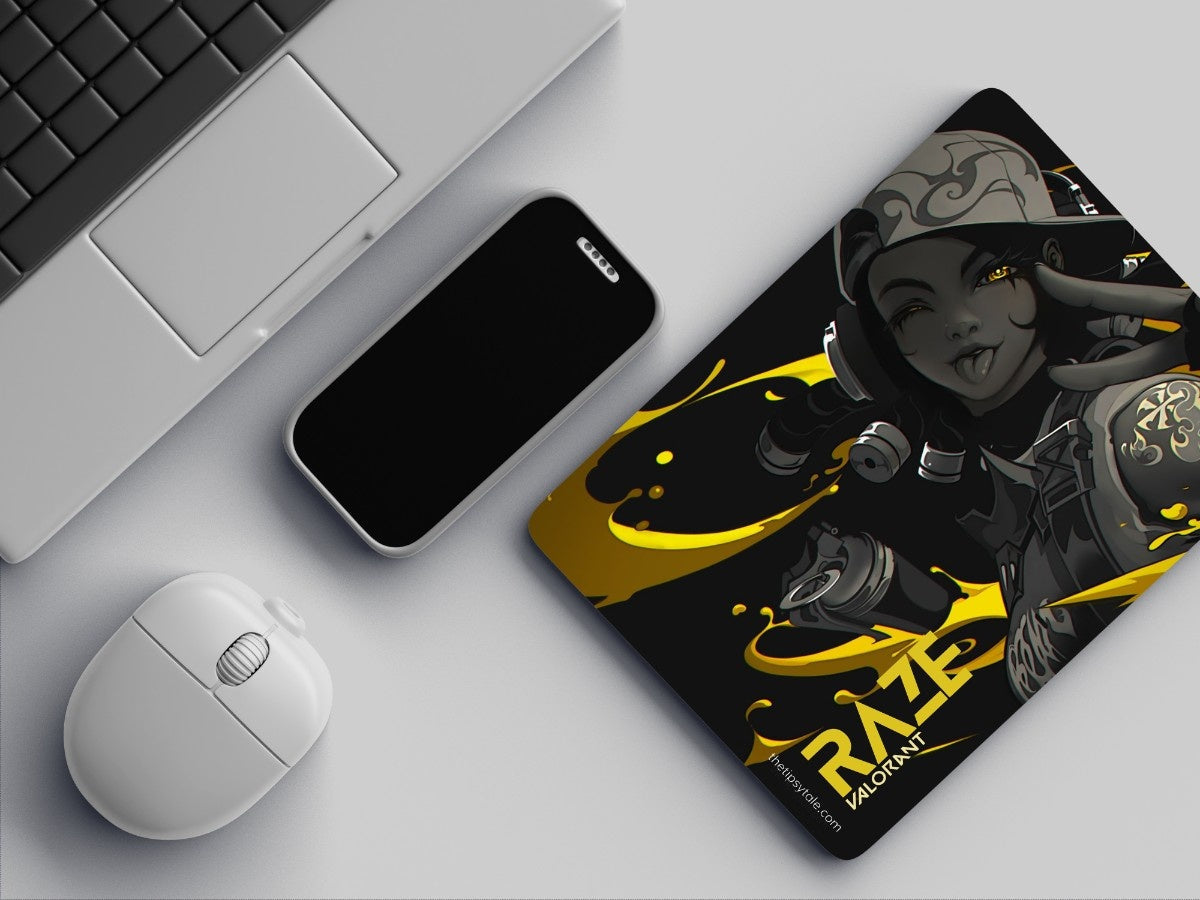 "RAZE- VALORANT" Mousepad Enhance Your Workspace with Style