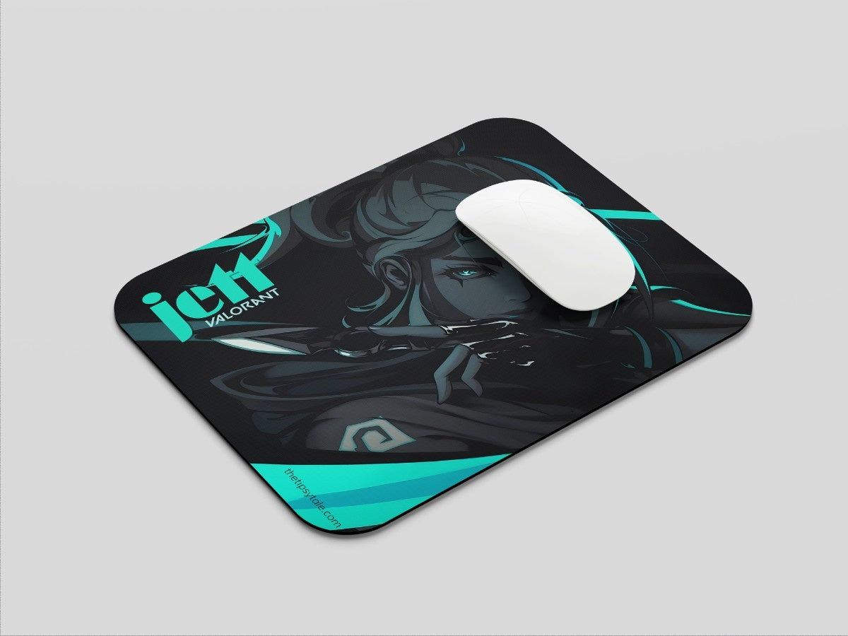 "JETT- VALORANT" Mousepad Enhance Your Workspace with Style