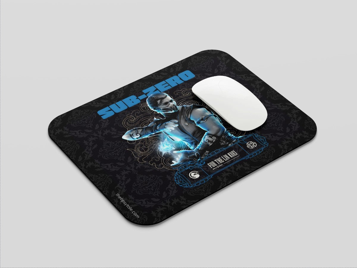 "SUB-ZERO- MORTAL KOMBAT" Mousepad Enhance Your Workspace with Style