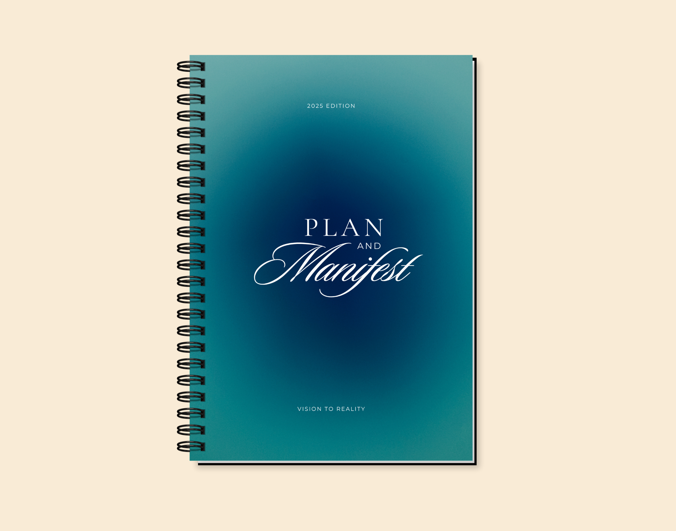 "PLAN AND MANIFEST" Elegant & Inspiring Diary for Daily Reflection