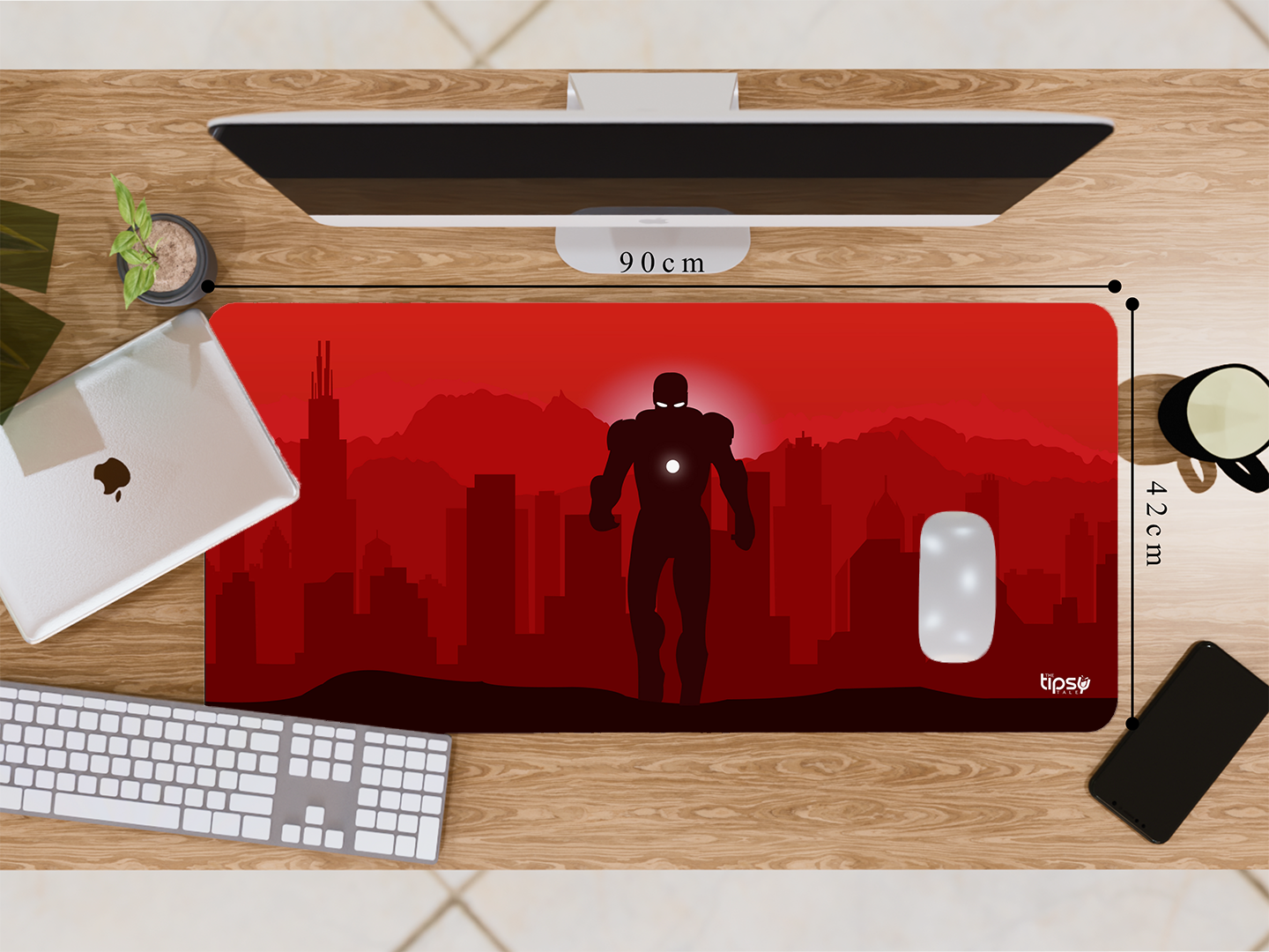 "RDJ: IRON MAN IN SUIT" Gaming Mousepad- Elevate Your Gaming Experience