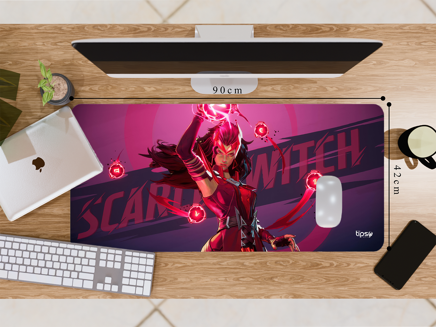 "SCARLET WITCH: WANDA VISION" Gaming Mousepad- Elevate Your Gaming Experience