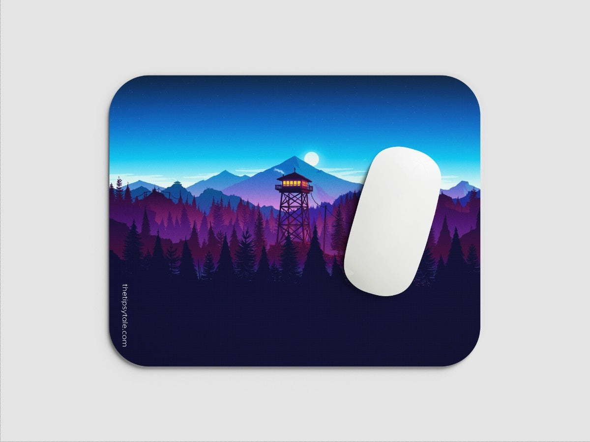 "IN BETWEEN THE FOREST" Mousepad Enhance Your Workspace with Style