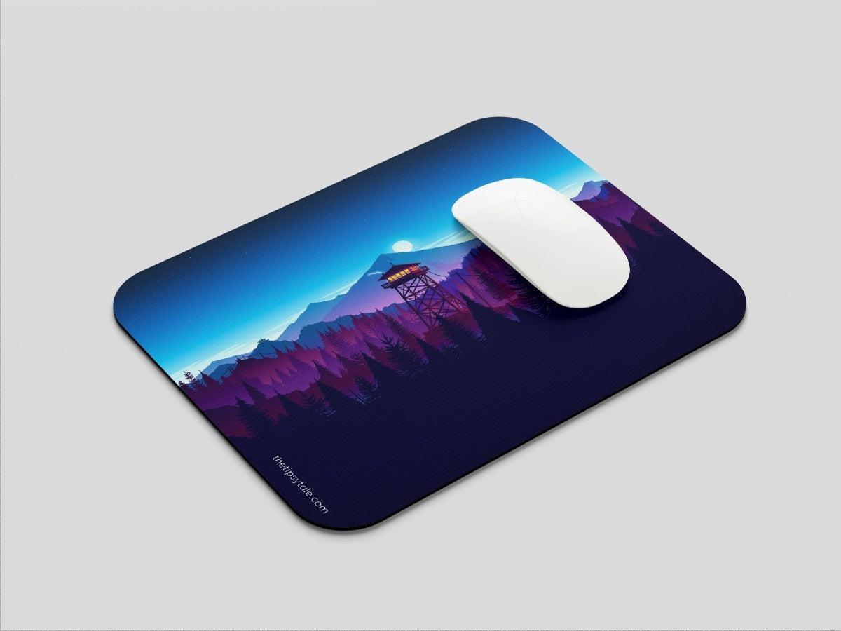 "IN BETWEEN THE FOREST" Mousepad Enhance Your Workspace with Style