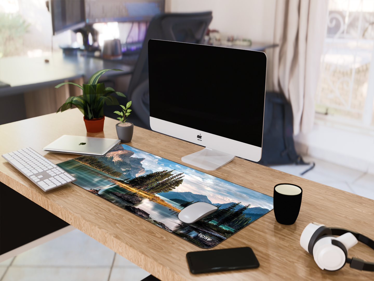 "BEAUTY CREATED BY GOD" Gaming Mousepad- Elevate Your Gaming Experience