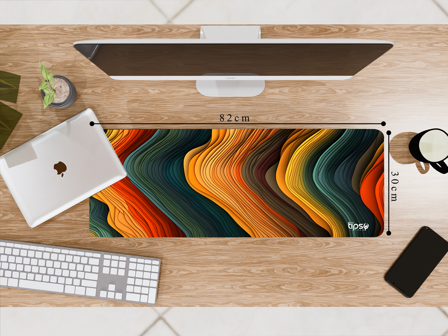 "Lost in the Flow" Gaming Mousepad Elevate Your Gaming Experience