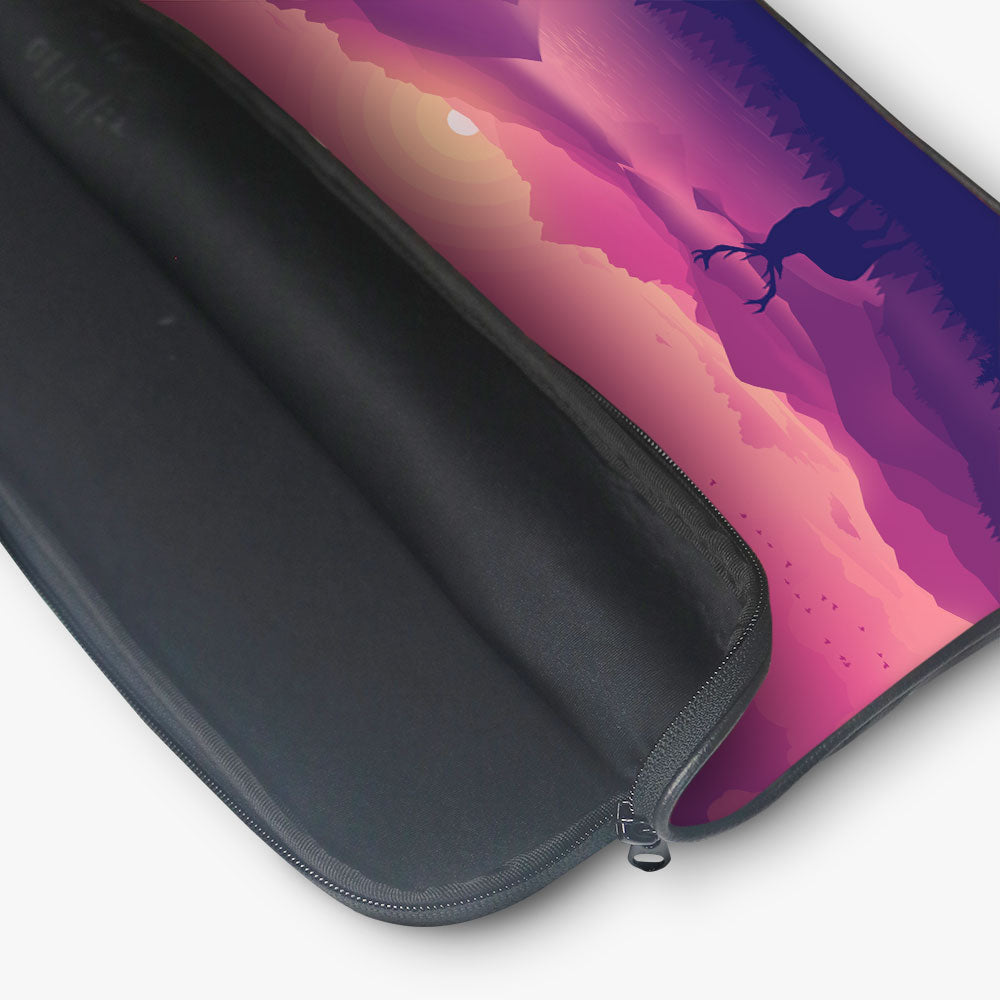"NATURE CALLING DEER " Laptop Sleeves: Bold Modern Design for Every Size
