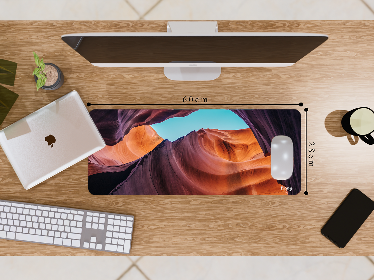 "WHISPER OF STONE: DESERT VEINS" Gaming Mousepad- Elevate Your Gaming Experience