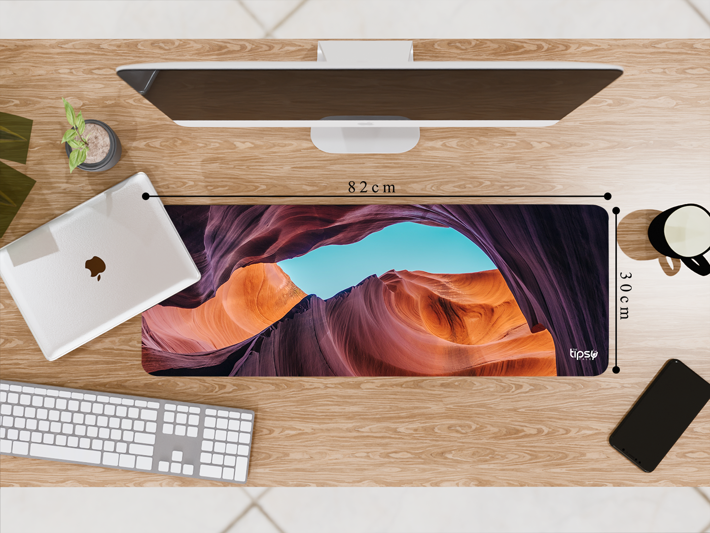 "WHISPER OF STONE: DESERT VEINS" Gaming Mousepad- Elevate Your Gaming Experience