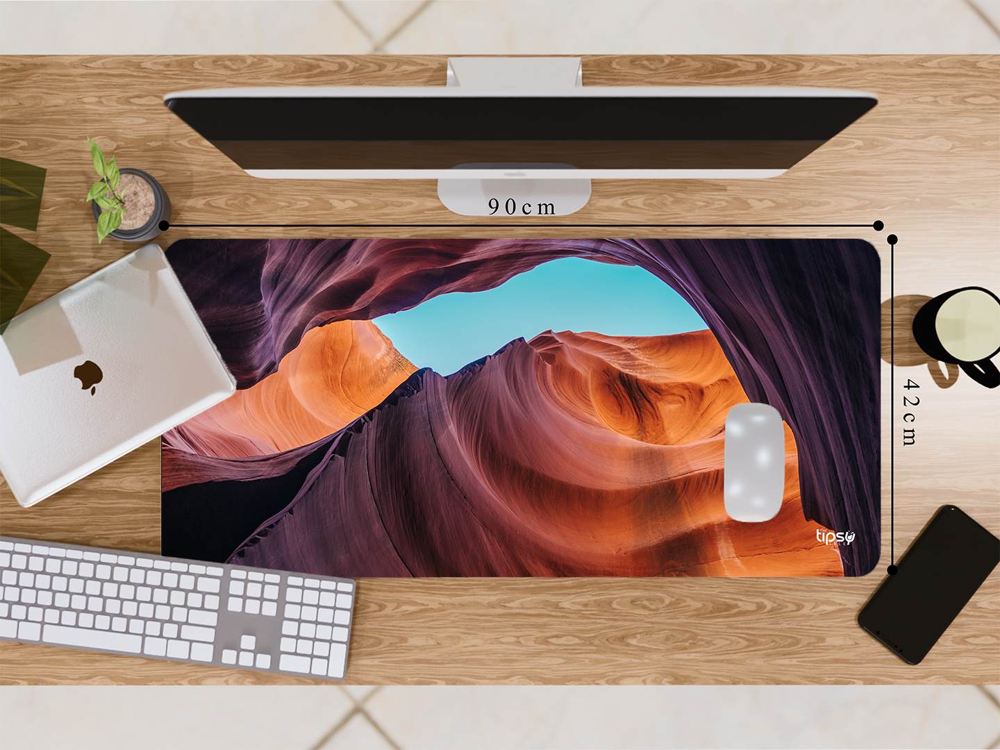 "WHISPER OF STONE: DESERT VEINS" Gaming Mousepad- Elevate Your Gaming Experience