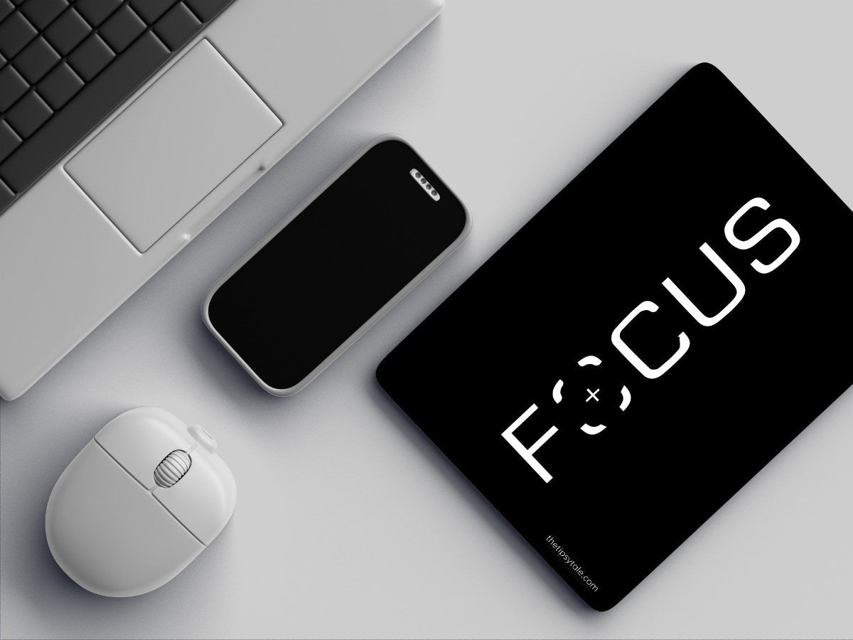 "FOCUS" Mousepad Enhance Your Workspace with Style