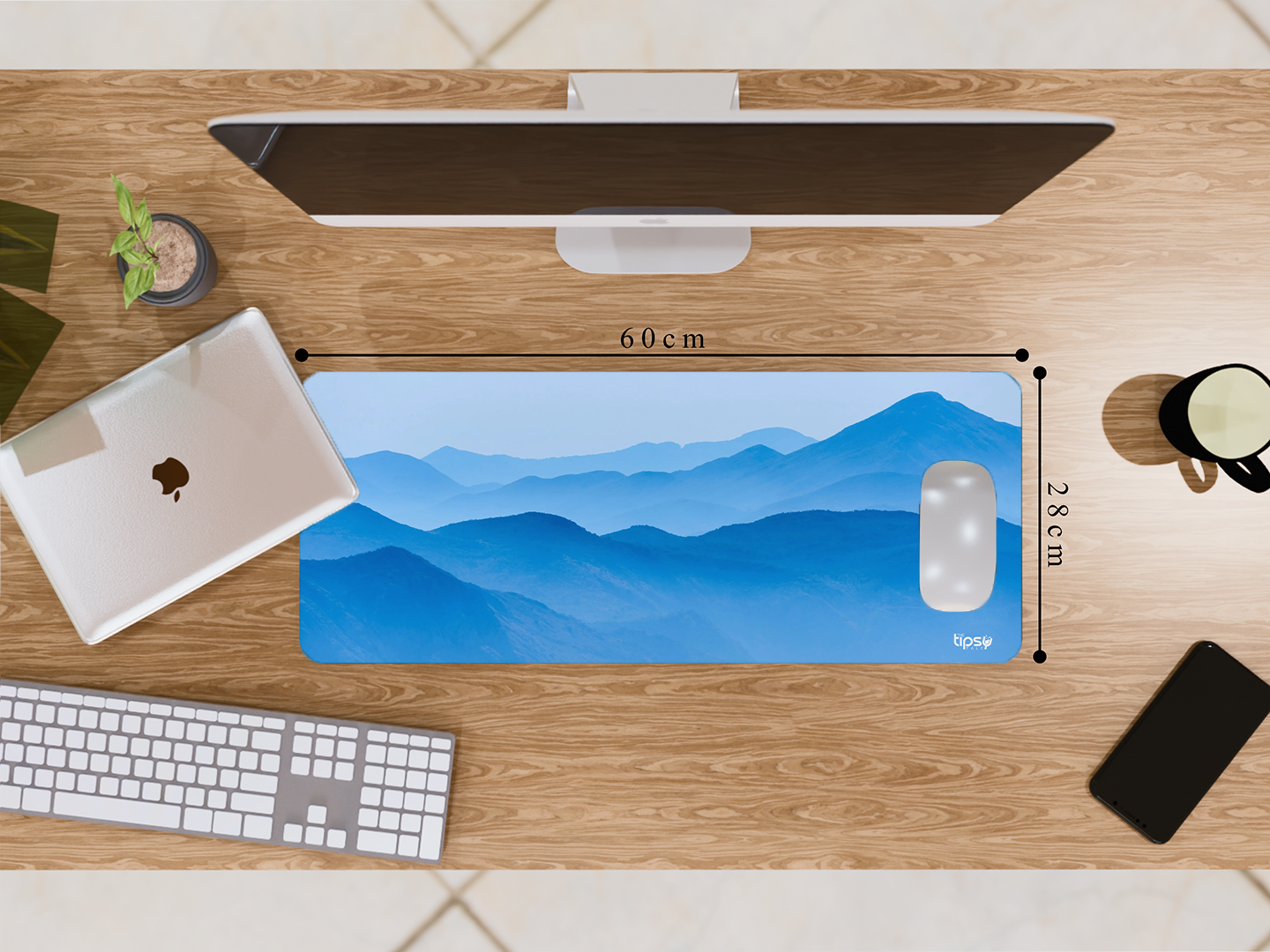 "BLUE MOUNTAIN" Gaming Mousepad- Elevate Your Gaming Experience