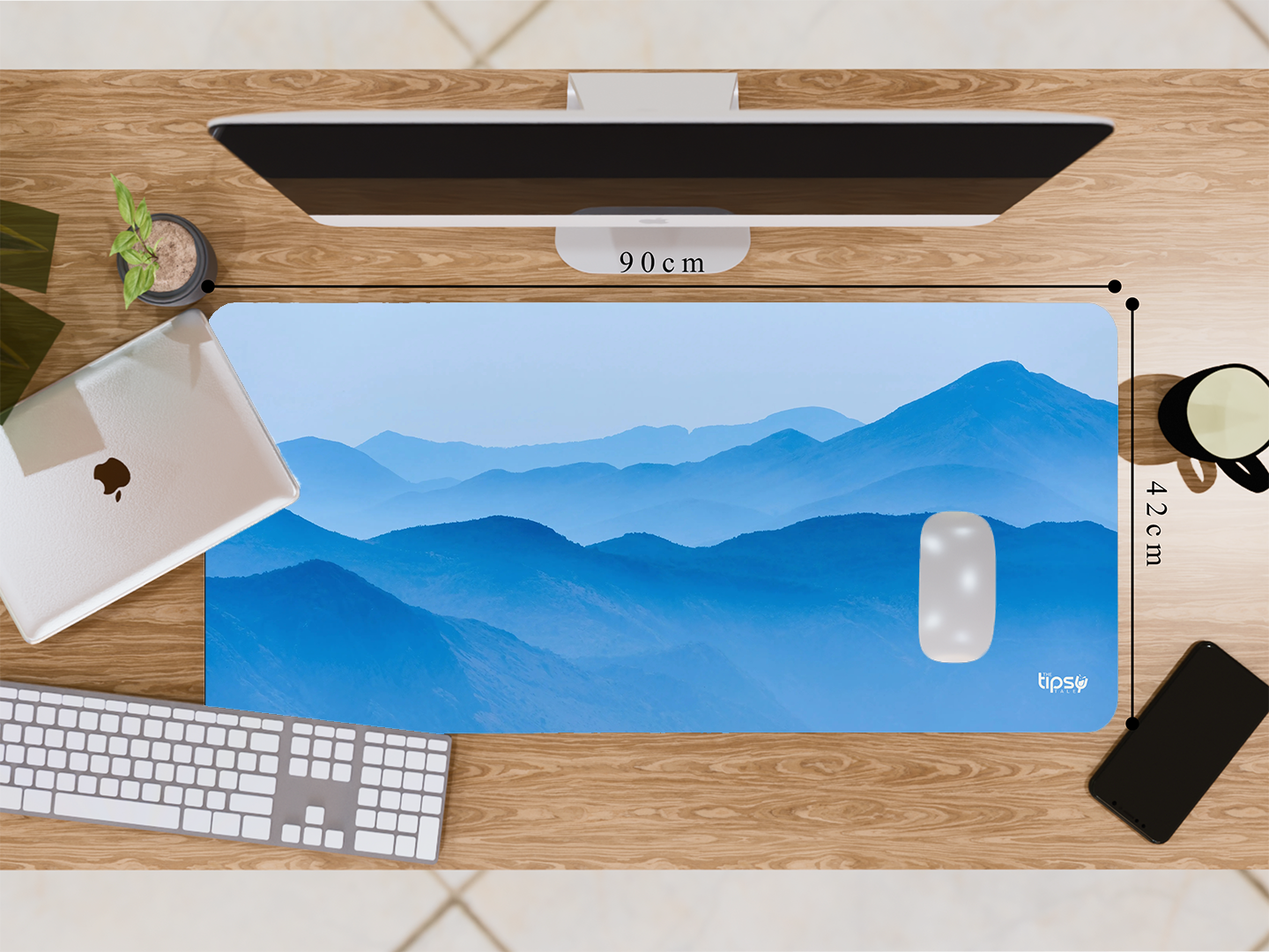 "BLUE MOUNTAIN" Gaming Mousepad- Elevate Your Gaming Experience