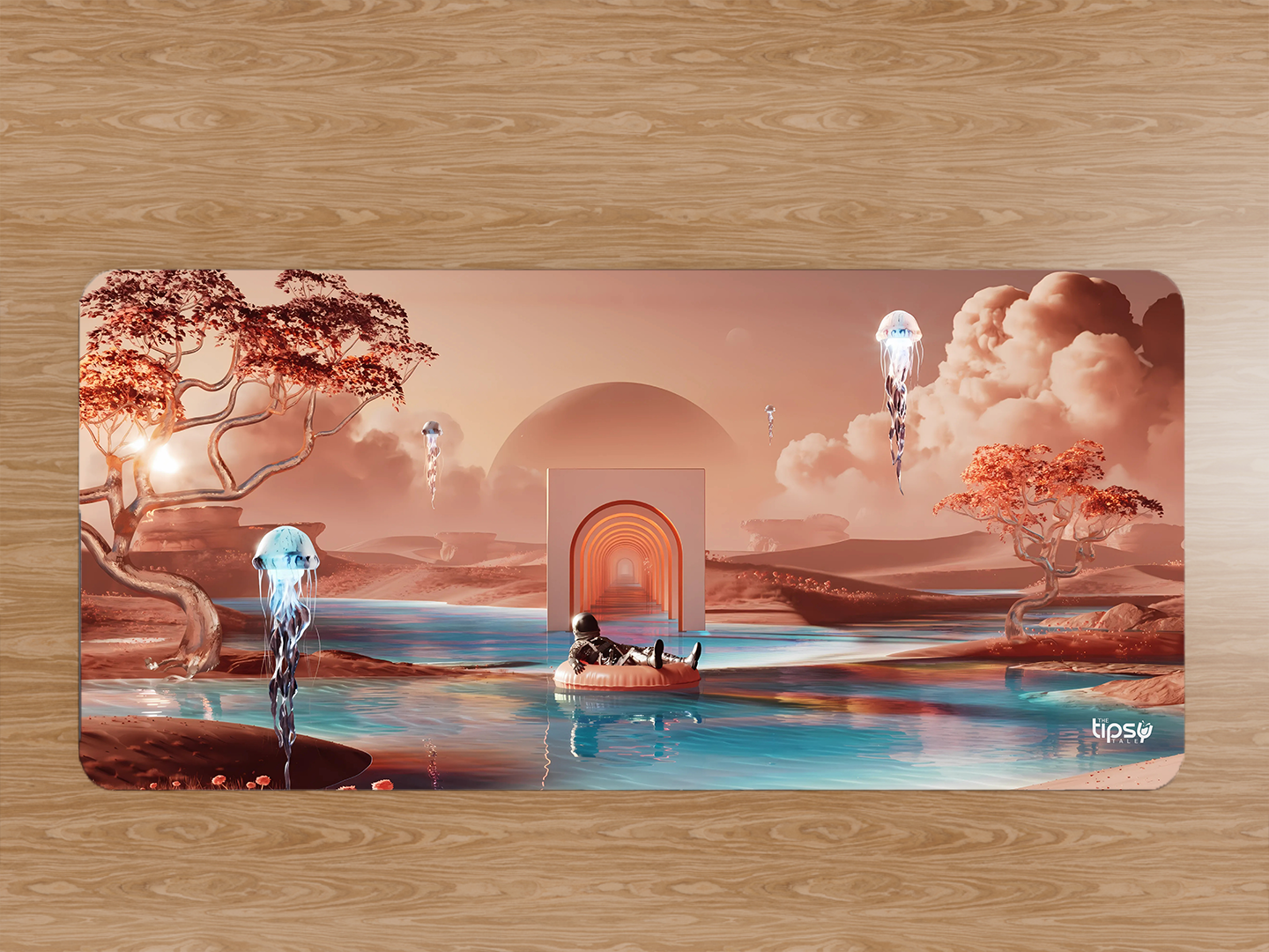 "SPACE ILLUSION" Gaming Mousepad- Elevate Your Gaming Experience