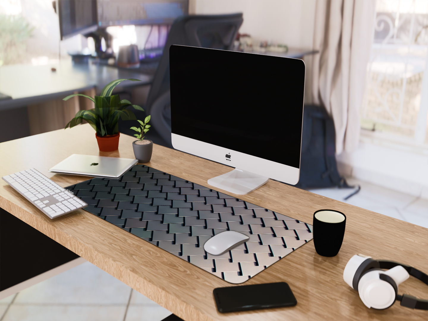 "SQUARE ABSTRACT" Gaming Mousepad- Elevate Your Gaming Experience