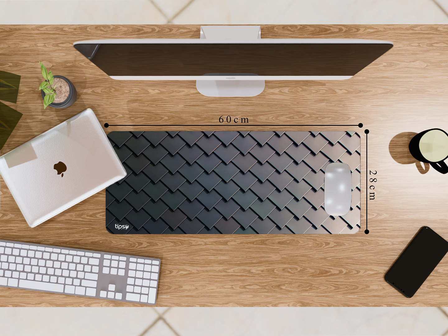 "SQUARE ABSTRACT" Gaming Mousepad- Elevate Your Gaming Experience