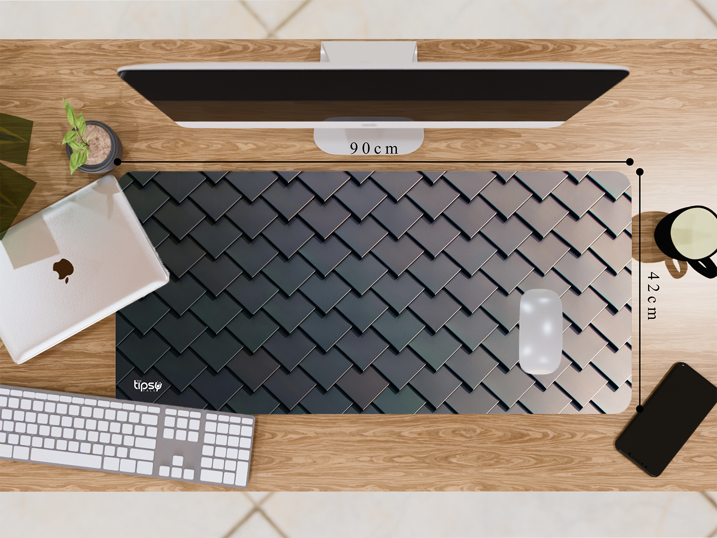 "SQUARE ABSTRACT" Gaming Mousepad- Elevate Your Gaming Experience