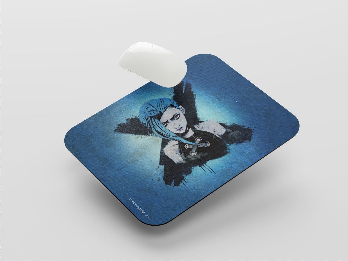"JINX- ARCANE" Mousepad Enhance Your Workspace with Style