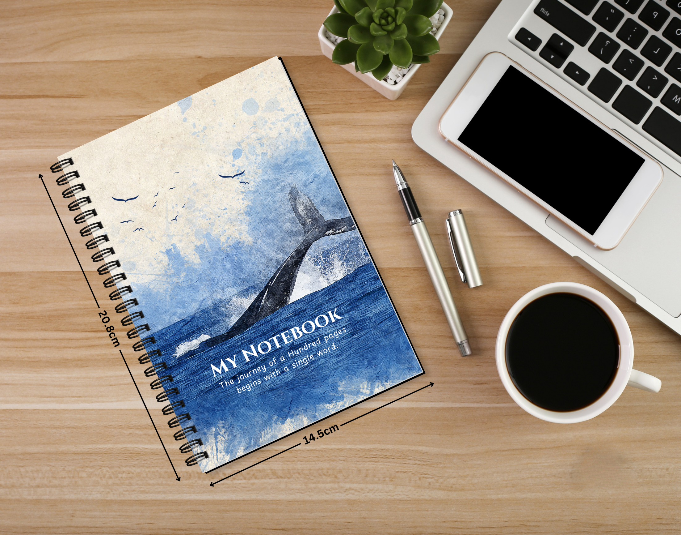 "MY NOTEBOOK" Elegant & Inspiring Diary for Daily Reflection