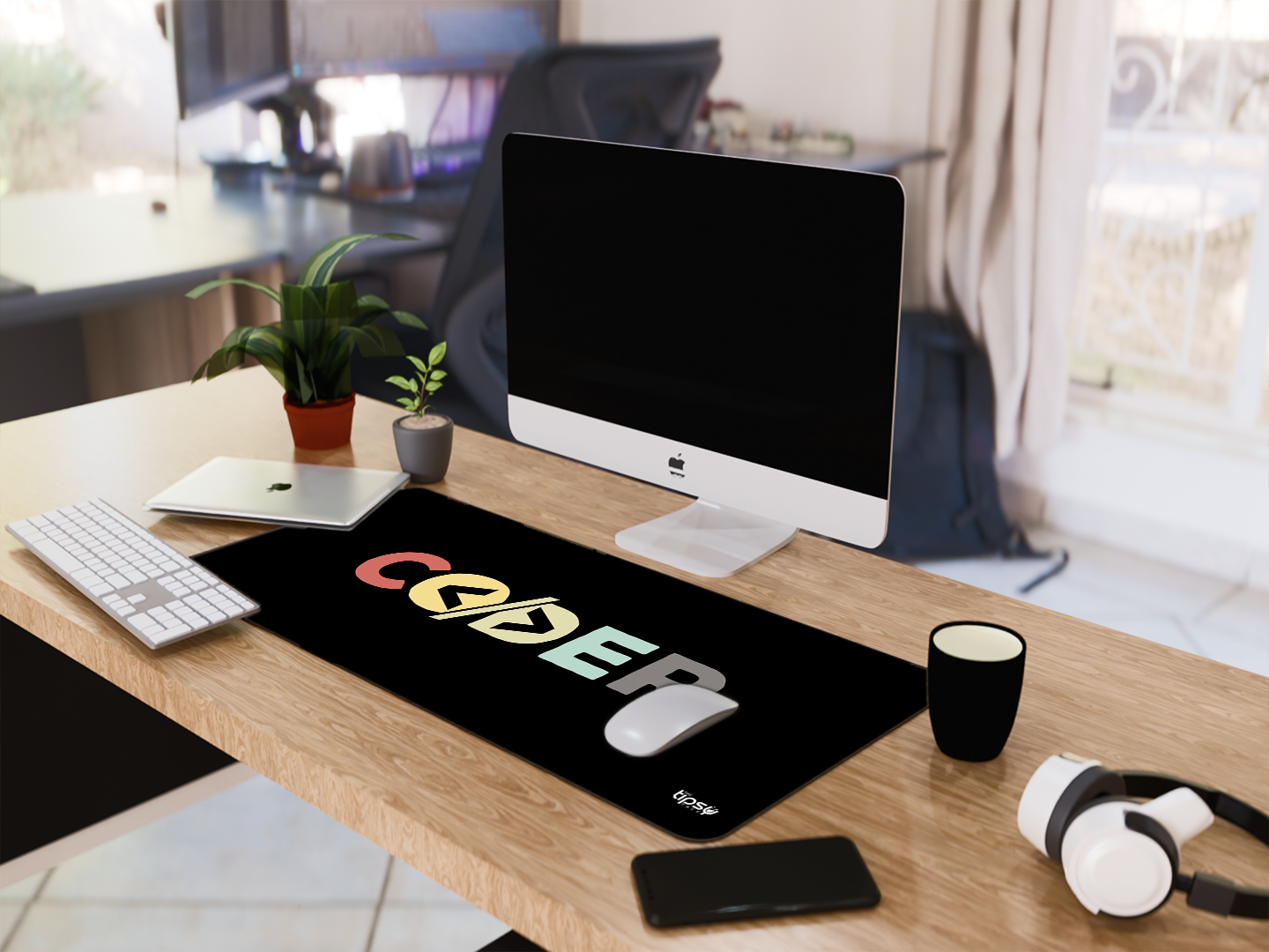 "CODER: IT PERSON" Gaming Mousepad- Elevate Your Gaming Experience