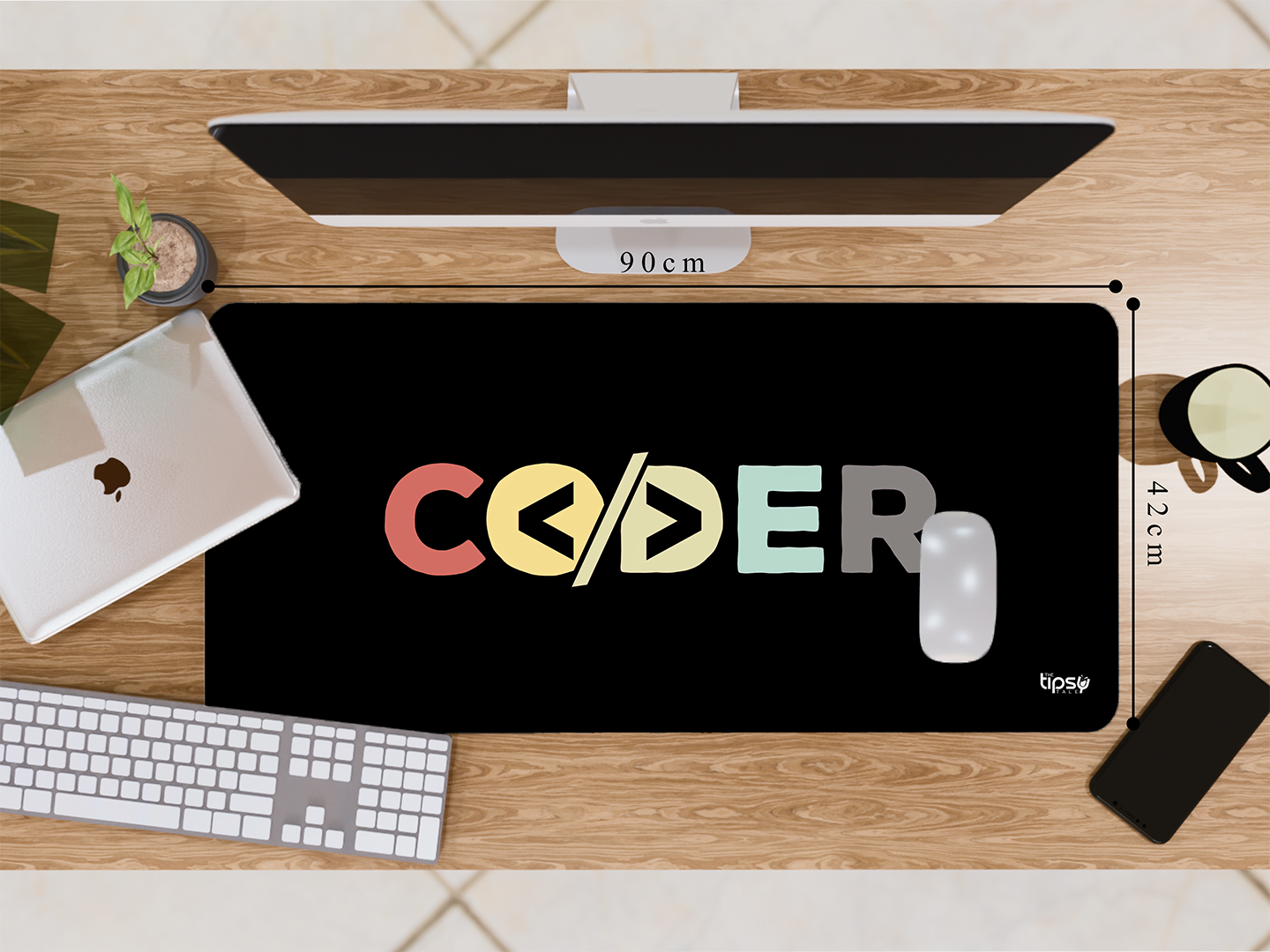"CODER: IT PERSON" Gaming Mousepad- Elevate Your Gaming Experience