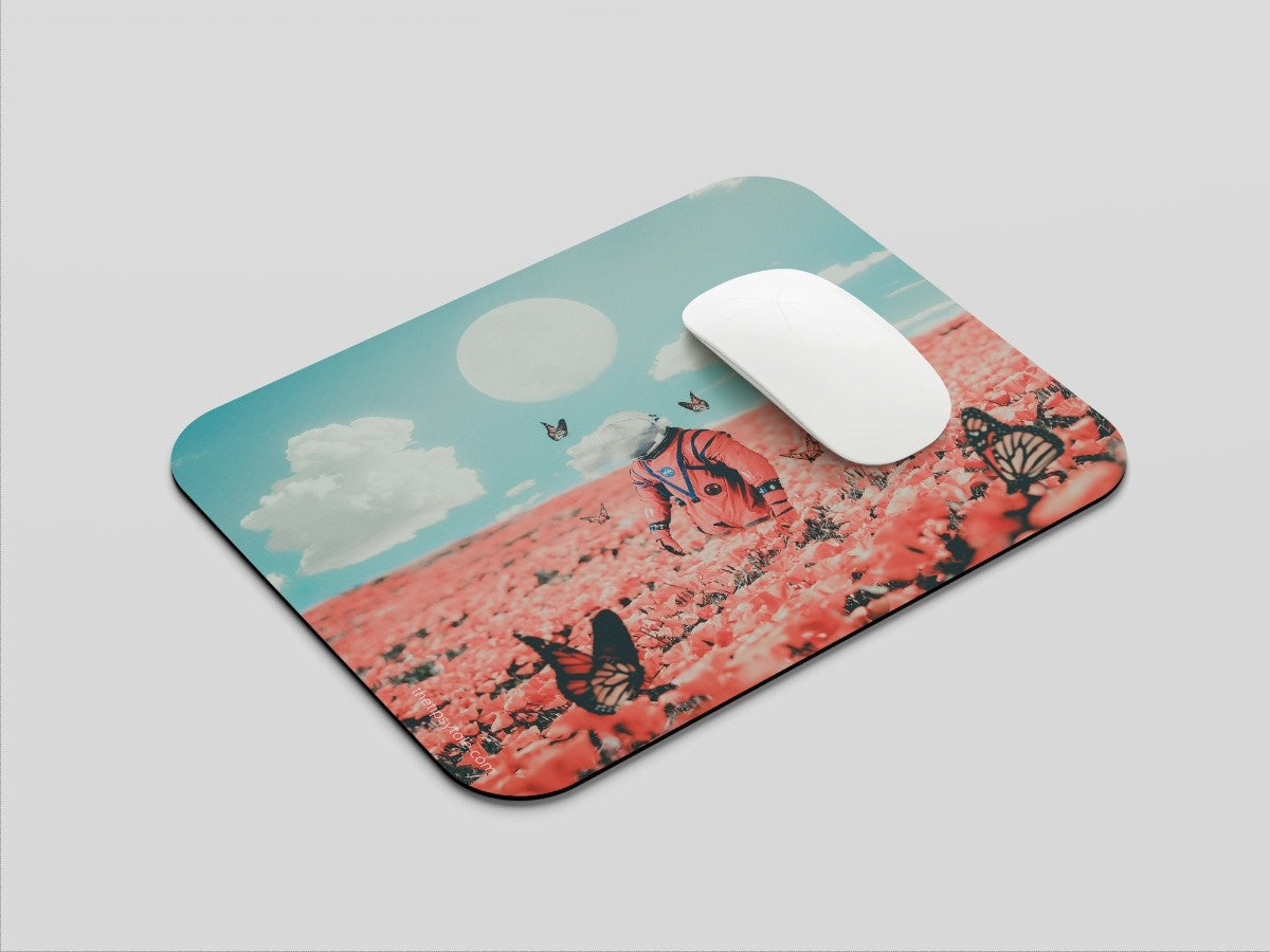 "Fictional guy" Mousepad Enhance Your Workspace with Style