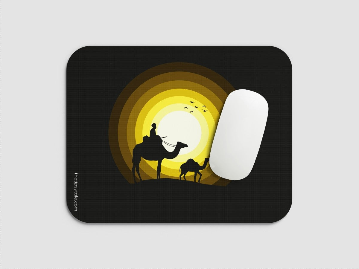 "In the Desert" Mousepad Enhance Your Workspace with Style