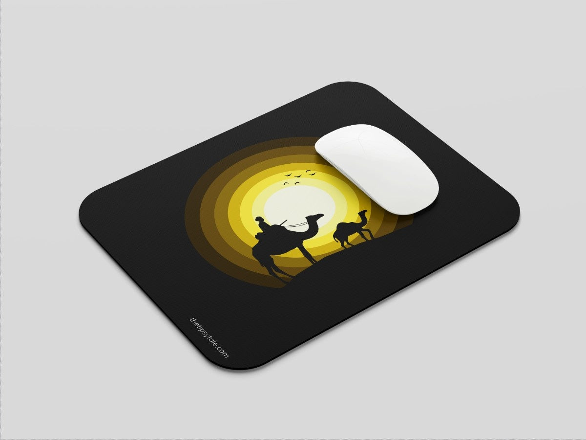 "In the Desert" Mousepad Enhance Your Workspace with Style