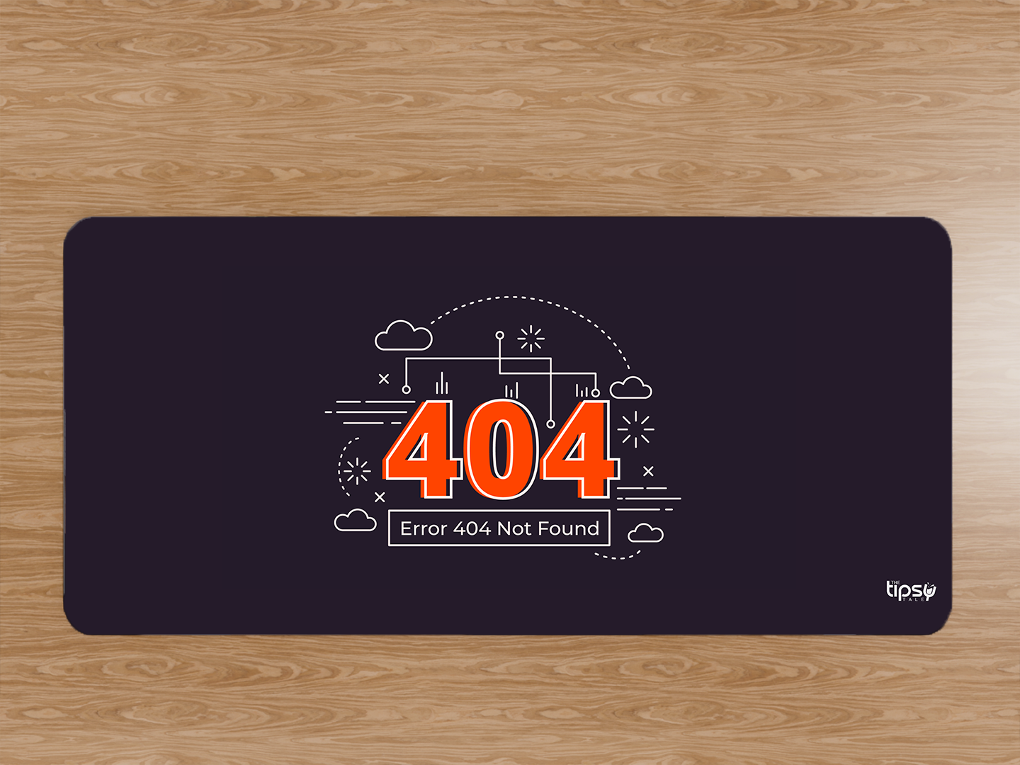 "404 ERROR NOT FOUND" Gaming Mousepad- Elevate Your Gaming Experience