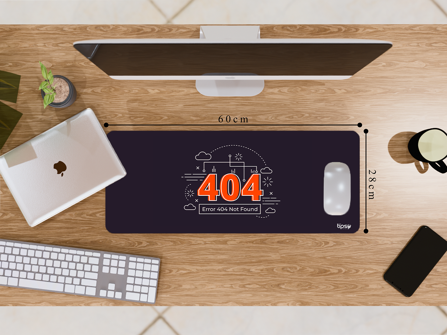 "404 ERROR NOT FOUND" Gaming Mousepad- Elevate Your Gaming Experience