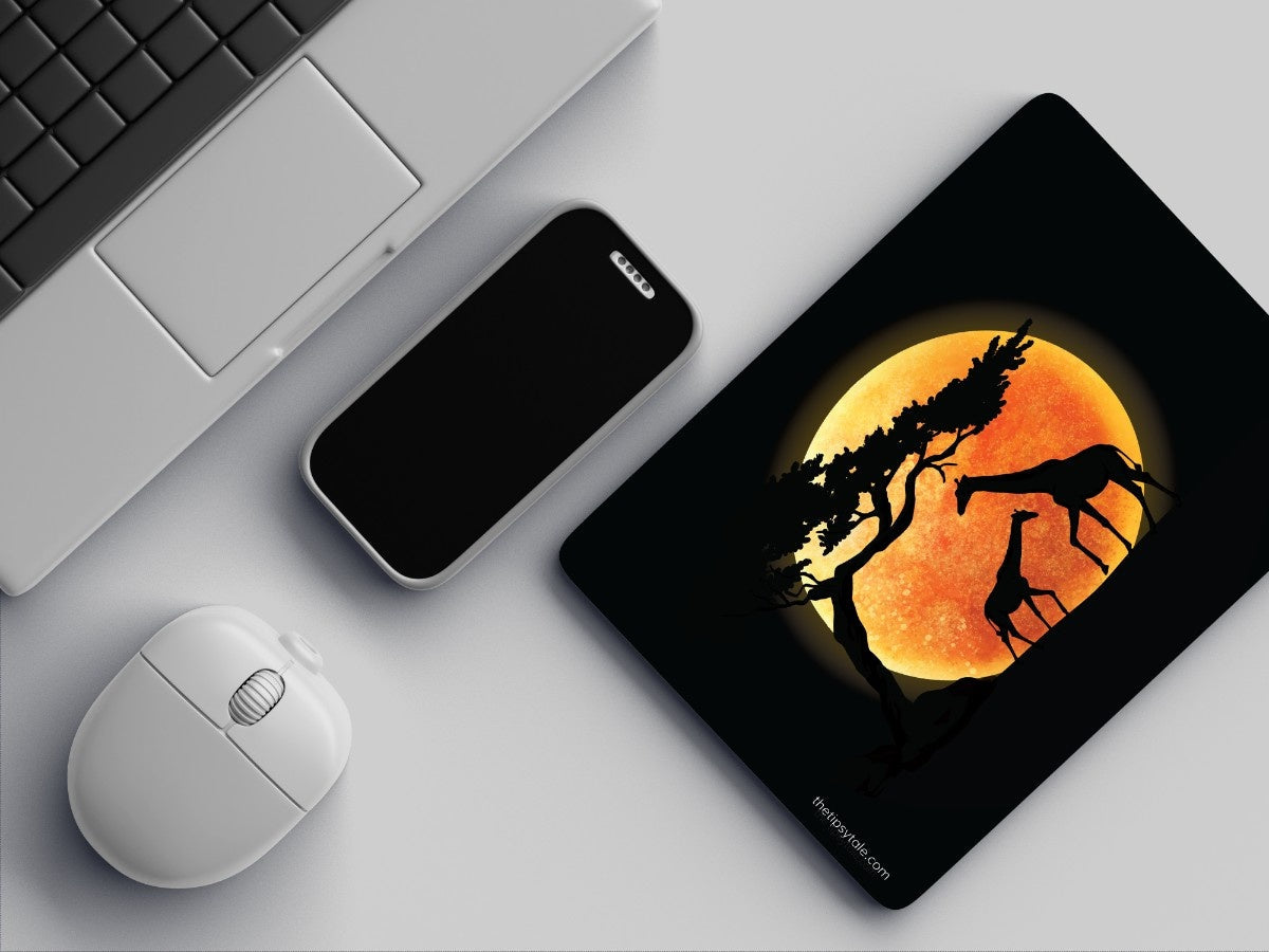 "Wild Nature Sunset" Mousepad Enhance Your Workspace with Style